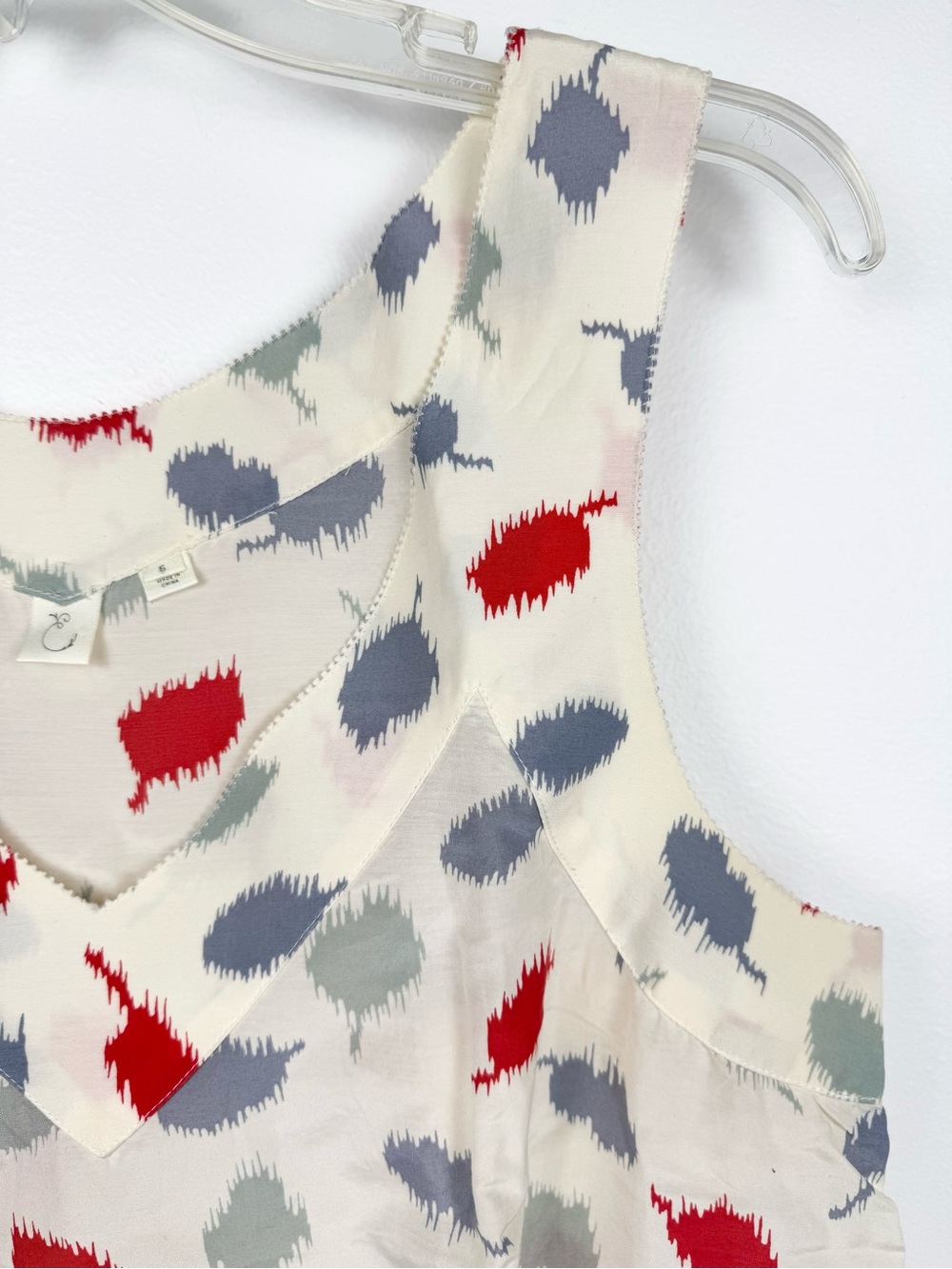 Anthropologie E by Elouise Drop Waist Sleeveless Print Dress Size Small - Picture 7 of 16